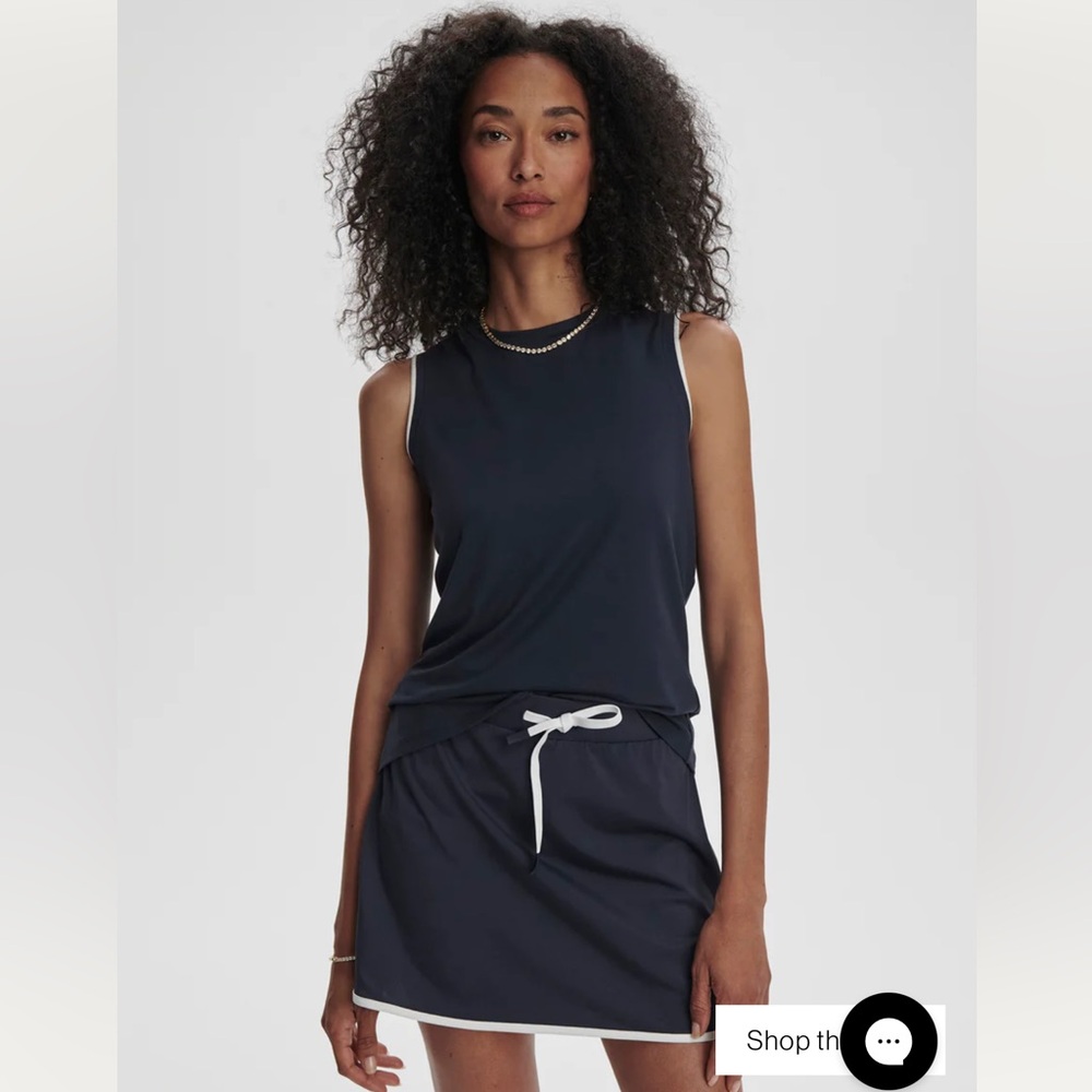 Varley Archer Mid Rise Skort 13.5” in Blue Nights size Small - Picture 2 of 13